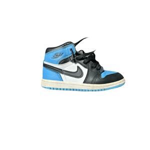 Jordan 1 High University Blue UNC Toe Toddler Sizes 9C FD1413-400 Baby Blue